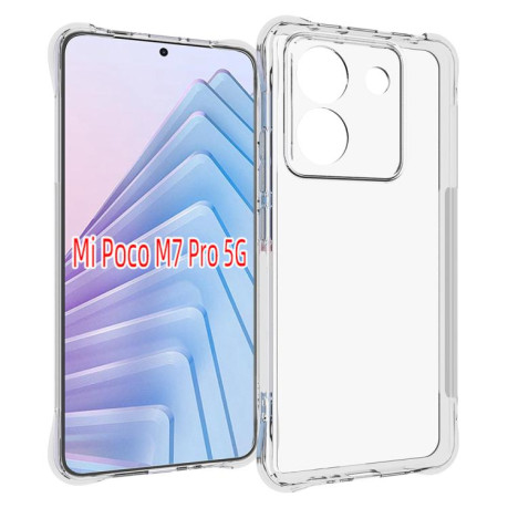 Протиударний чохол Thickening на Xiaomi Poco M7 Pro 5G - прозорий