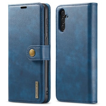 Кожаный чехол-книжка DG.MING Crazy Horse Texture на Samsung Galaxy A04s/A13 5G - синий