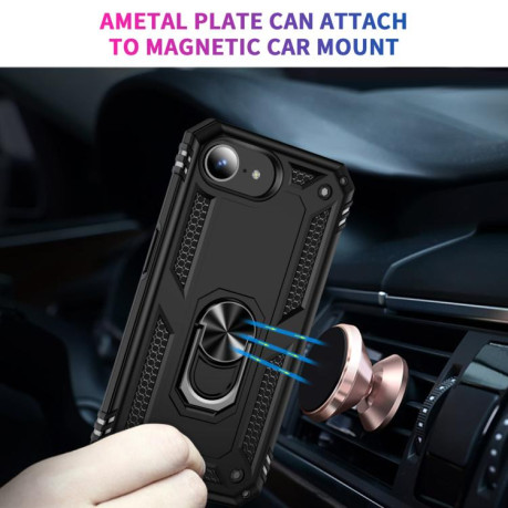 Протиударний чохол HMC 360 Degree Rotating Holder для iPhone 16e - чорний