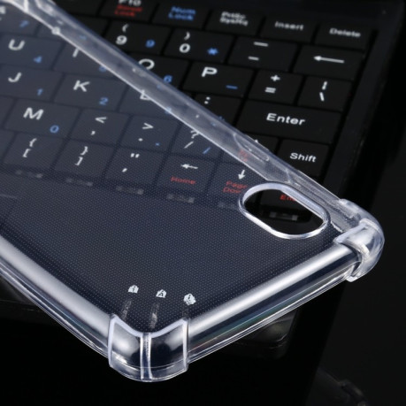 Силиконовый чехол Anti-Drop Ultra-Thin на Samsung Galaxy A01 Core / M01 Core  - прозрачный