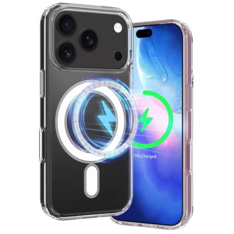 Чохол Clear Case з MagSafe гібрид на iPhone 17 Pro - прозорий