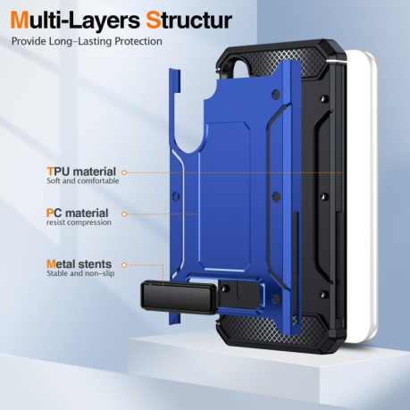 Протиударний чохол Matte Holder для Samsung Galaxy S23 FE 5G - синій