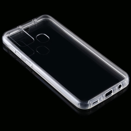 Двусторонний ультратонкий силиконовый чехол на Samsung Galaxy M31 - прозрачный
