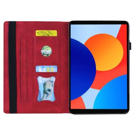 Чохол-книжка Splicing Series для Xiaomi Redmi Pad SE 8.7 4G - червоний