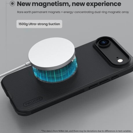 Чохол NILLKIN Frosted Shield Pro Magnetic із Magsafe на iPhone Air - чорний
