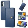 Чехол-книжка Retro Solid Color на Samsung Galaxy M23 - синий