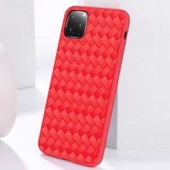 Чехол JOYROOM Milan Series Weave Plaid Texture на iPhone 11 Pro - красный