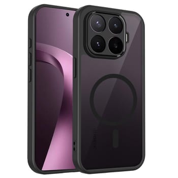 Матований магнітний чохол Escase з приємним покриттям на Xioami 17T Pro 5G — прозоро-чорний