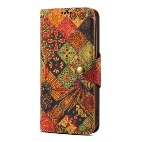 Чохол Denior Oil Wax Cowhide Plating на. Samsung Galaxy S24 5G - різнокольорові