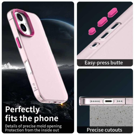 Противоударный чехол Candy Series для iPhone 17 - красный