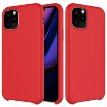 Силиконовый чехол Solid Color Liquid на iPhone 11 Pro- красный