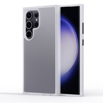 Противоударный чехол Skin Frosted Series на Samsung Galaxy S24 Ultra 5G - белый
