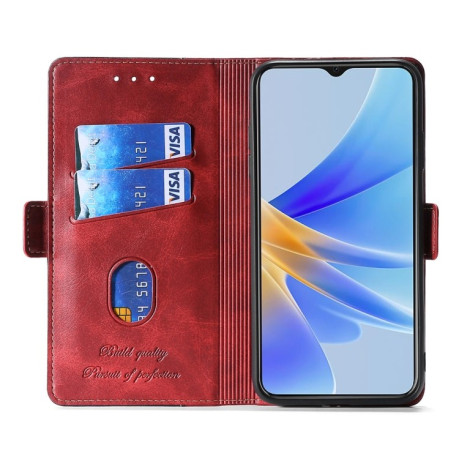 Чехол-книжка Contrast Color для Vivo V25 5G/V25e 5G/X80 Lite - Red+Black