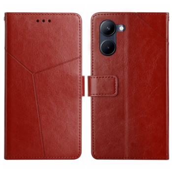 Чохол-книжка Y-shaped Pattern для Realme 10 5G - коричневий