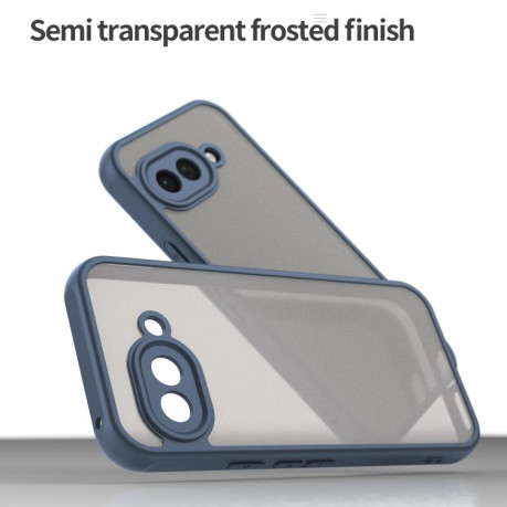 Чохол Fan Dun Series TPU Hybrid PC Frosted на Google Pixel 9a - синій