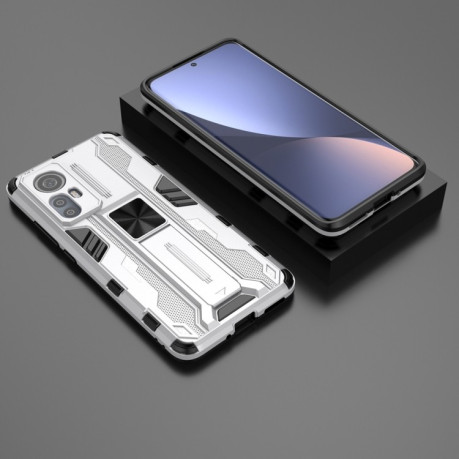 Противоударный чехол Supersonic для Xiaomi Mi 12 - серебристый