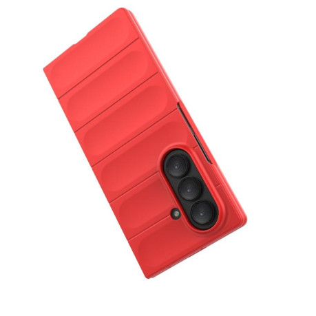 Силіконовий чохол Magic Flannel для Samsung Galaxy Fold 7 5G - блакитний