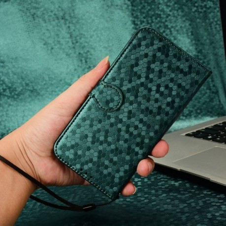 Чехол-книжка Honeycomb Dot для Infinix GT 20 Pro - зеленый