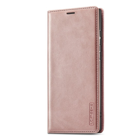 Чехол-книжка LC.IMEEKE Soft для Samsung Galaxy S22 - розовое золото