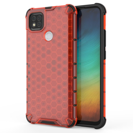 Чохол протиударний Honeycomb на Xiaomi Redmi 10A/9C - червоний