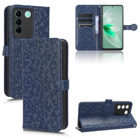 Чехол-книжка Honeycomb Dot для Vivo V27e / S16e - синий