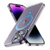 Чехол Clear Case MagSafe Simple Magnetiс для iPhone 15 Pro - синий