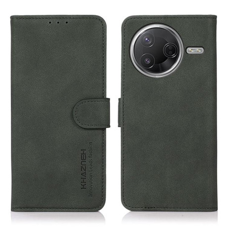 Чехол-книжка KHAZNEH Matte Texture для Xiaomi Poco F7 Pro / F7 Ultra Global - зеленый