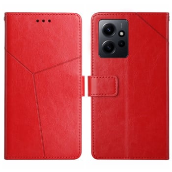 Чехол-книжка Y-shaped Pattern для Xiaomi Redmi Note 12 4G Global - красный