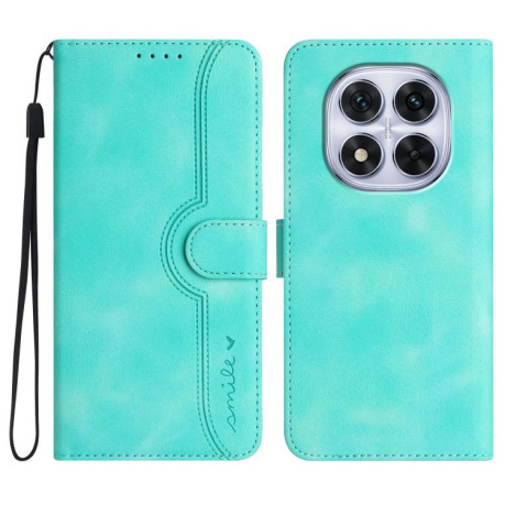 Чохол-книжка Skin Feel Heart Amile для Redmi Note 14 Pro 4G - блакитний