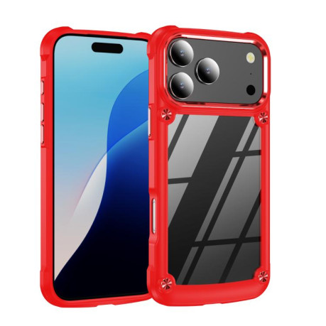 Противоударный чехол Lens Protection на iPhone 17 Pro - красный
