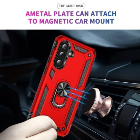 Протиударний чохол HMC 360 Degree Rotating Holder  для Samsung Galaxy A36 5G - червоний