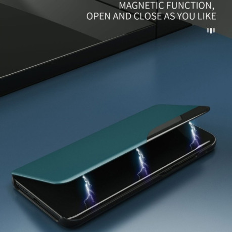 Чехол-книжка Clear View Standing на Samsung Galaxy M14 - красный