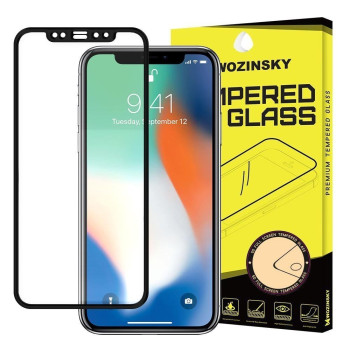 Защитное стекло Wozinsky Tempered Glass Full Glue на iPhone 12 Pro Max - черное