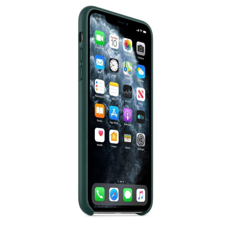 Шкіряний Чохол Leather Case Forest Green для iPhone 11 Pro Max