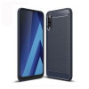 Чехол Brushed Texture Carbon Fiber на Samsung Galaxy A70 - нави