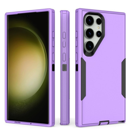 Протиударний чохол Magnetic 2 in 1 PC Hybrid TPU  для Samsung Galaxy S25 Ultra / S24 Ultra - Purple+Black
