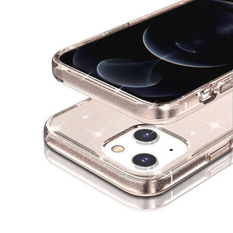 Протиударний чохол Terminator Style Glitter для iPhone 14/13 - золотий