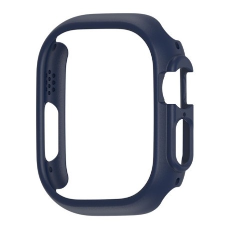Противоударная накладка Hollow Electroplating для Apple Watch Ultra 49mm - темно-синяя