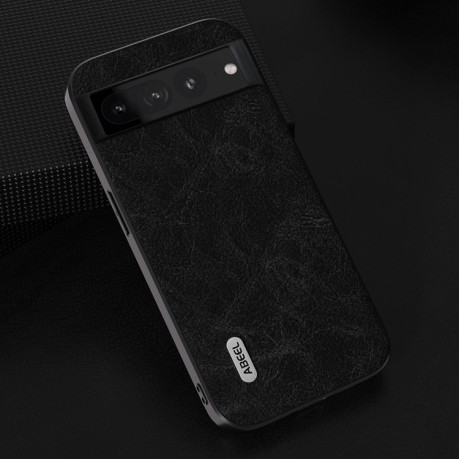 Противоударный чехол ABEELDream Litchi Texture PU для Google Pixel 8 Pro - черный