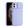 Чохол Sliding Camera на iPhone 12 Pro Max - фіолетовий