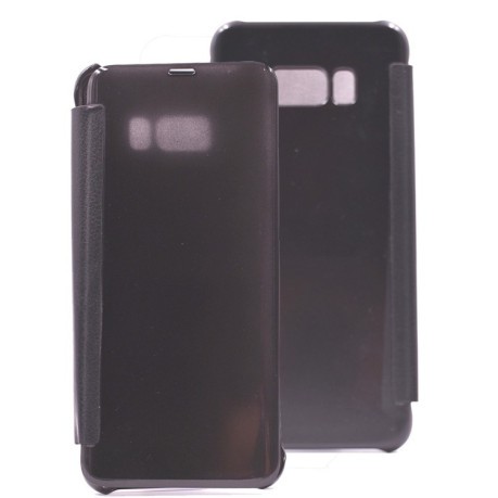 Чохол-книга напівпрозора для Samsung Galaxy S8 plus / G9550 -чорний