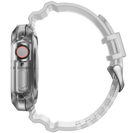 Спортивный ремешок Transparent для Apple Watch Series 8/7 41mm / 40mm / 38mm - прозрачный