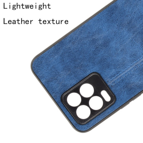 Ударозащитный чехол Sewing Cow Pattern на Realme 8 / Realme 8 Pro - синий