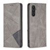 Чохол-книжка Rhombus Texture для Samsung Galaxy A24 4G/A25 5G - сірий