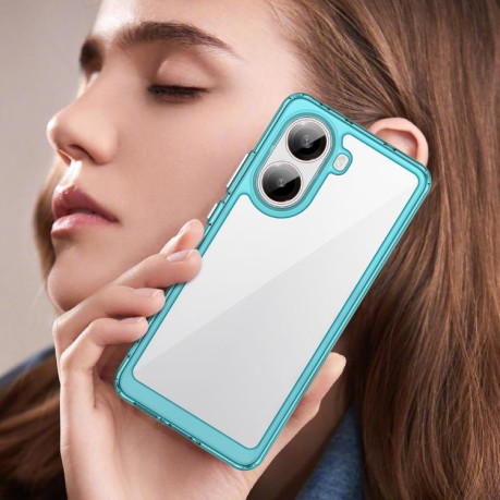 Протиударний чохол Colorful Acrylic Series для Xiaomi Poco X7 Pro - синій