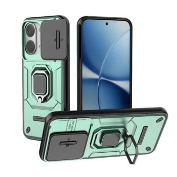 Противоударный чехол Sliding Camshield на Xiaomi Redmi Turbo 5 Max / Poco X8 Pro Max — зелёный