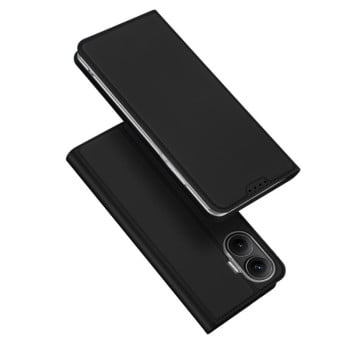 Чехол-книжка DUX DUCIS Skin Pro Series Flip Leather для Xiaomi Poco F7 - чорний