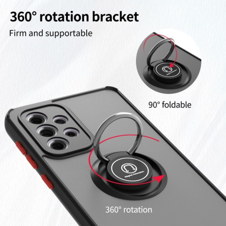 Противоударный чехол Q Shadow 1 Series для  Samsung Galaxy A33 5G - черно-красный