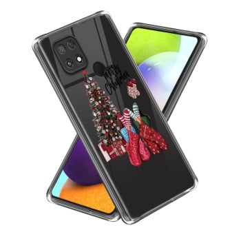 Протиударний чохол Christmas Patterned для Xiaomi Poco C40/Redmi 10c - Christmas Tree and Girls