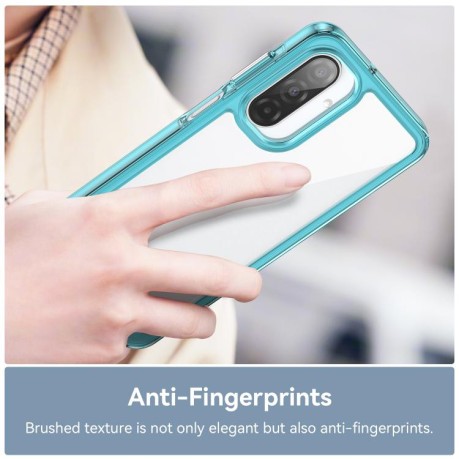 Противоударный чехол Colorful Acrylic Series для Samsung Galaxy A17 5G - синий